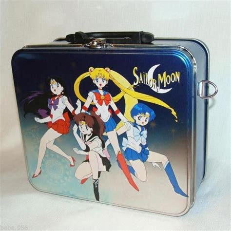 sailor.moon metal lunch box inner senshi|NEW Sailor Moon Inner Senshi Bento Lunch Tote Bag Box 20th .